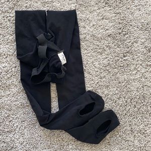 Capezio black ballet tights